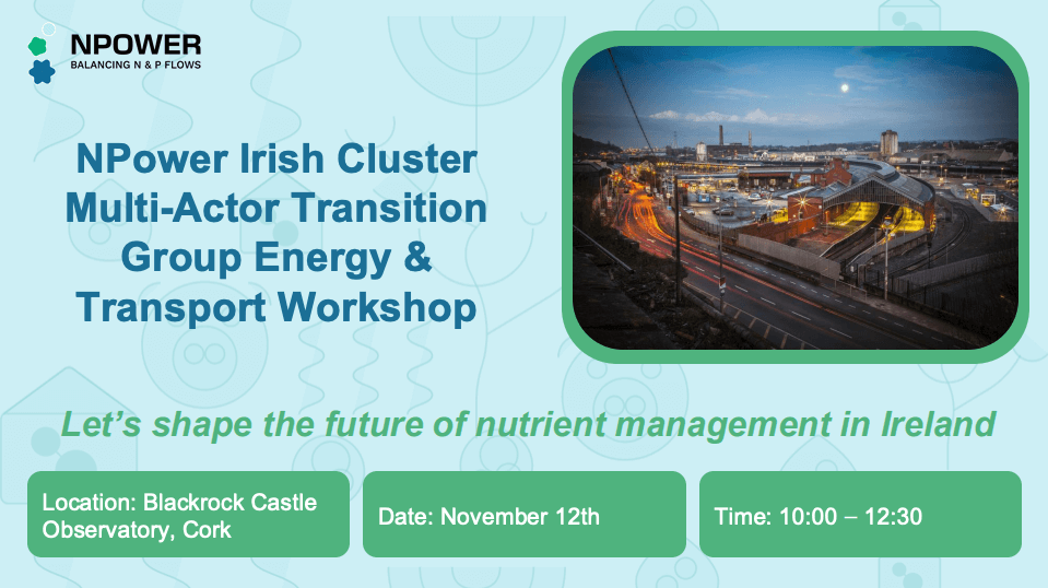 Driving change: Linking energy, transport and nutrient flows