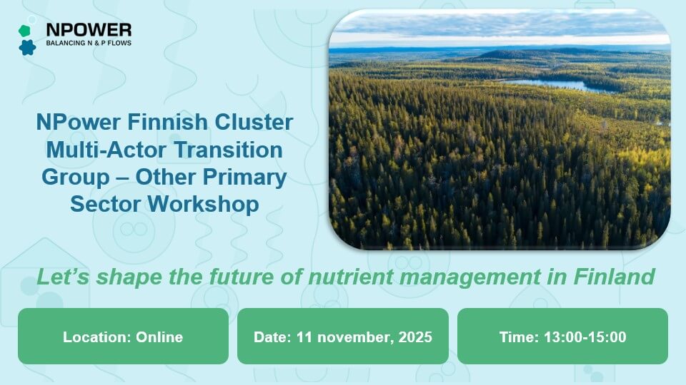 Finland’s Primary Sectors: Workshop on Nutrient Management