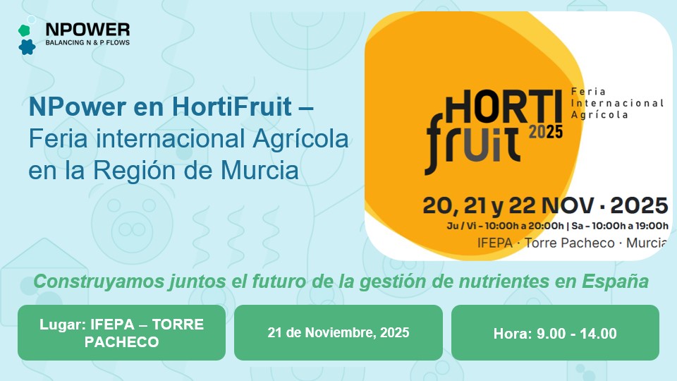 NPower at HORTIFRUIT - Launch of the Agricultural Multi-Actor Group (MAT 1) in Murcia