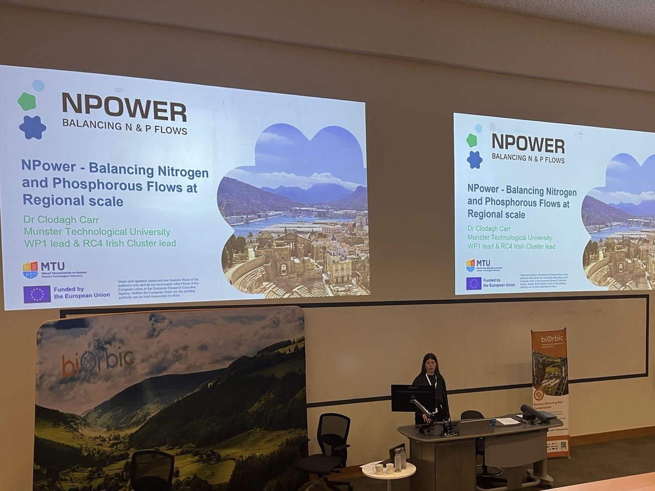 NPower se presenta en el BiOrbic Annual Research Day