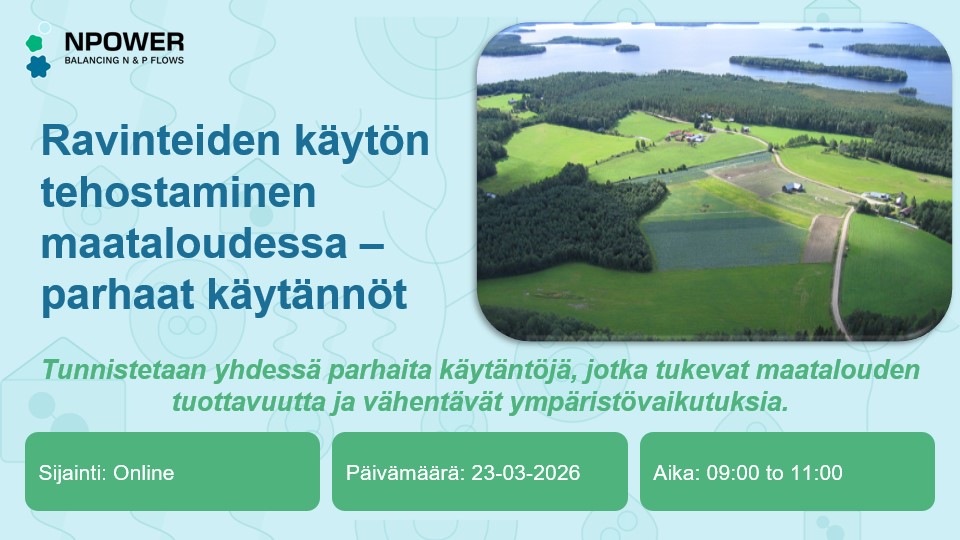 Improving Nutrient Use Efficiency in Agriculture