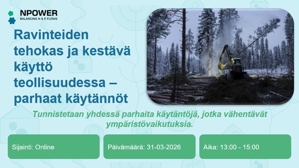 Improving Nutrient Use in Industry