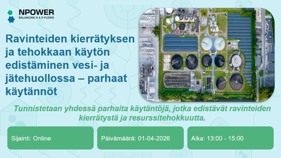 Improving Nutrient Management in Water and Waste Systems