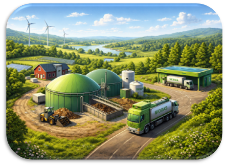 Reciclaje de nutrientes y eficiencia en energía y transporte: enfoque en biogás