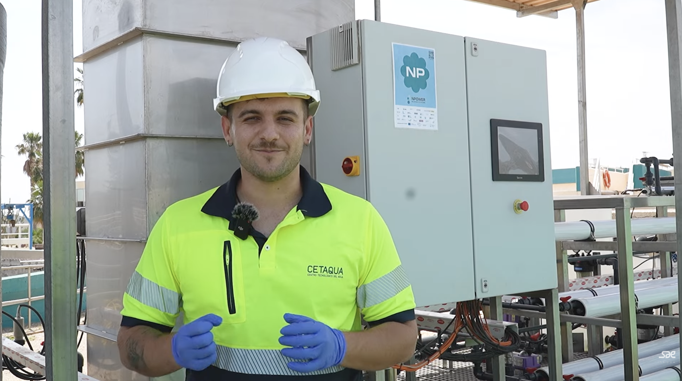 Phosphorus recovery pilot setup